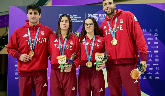 Yüzmede madalya yağmuru!