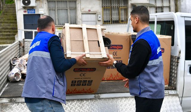 Ortahisar Belediyesi'nden soba ve kömür desteği