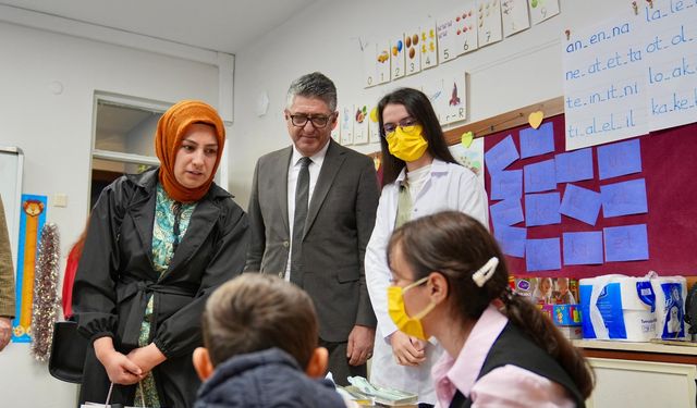 Ortahisar Belediyesi'nden öğrencilere ağız ve diş sağlığı taraması