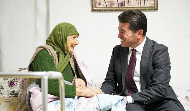 Başkan Kaya,Neriman teyzenin evini tepeden tırnağa yeniletti