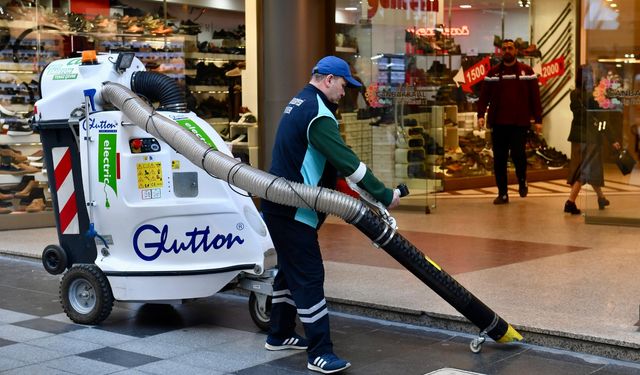 Ortahisar sokakları çevreci teknolojiyle daha temiz