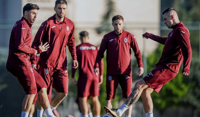 Trabzonspor RAMS Başakşehir maçı hazırlıkları devam ediyor.