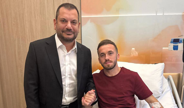 Başkan Ertuğrul Doğan’dan Edin Visca’ya geçmiş olsun ziyareti