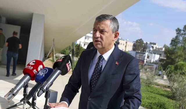 CHP Genel Başkanı Özgür Özel, Kuzey Kıbrıs Türk Cumhuriyeti’nde