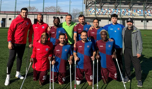 Ampute Futbol Takımında hedef galibiyet