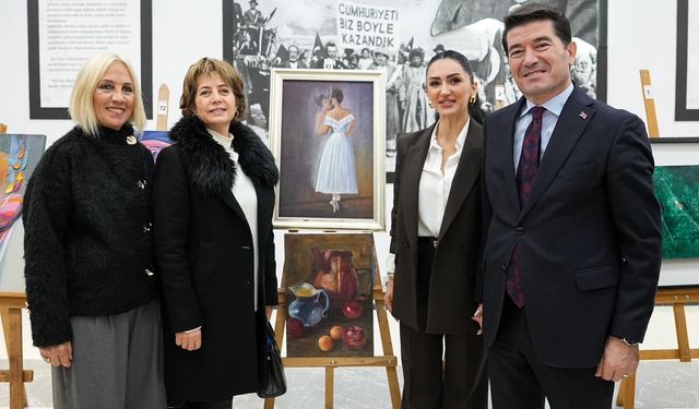 Ortahisar Belediyesi'nin burs kampanyasına,ressamlardan anlamlı destek