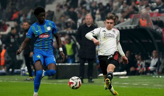Trendyol Süper Lig: Beşiktaş: 1 - Çaykur Rizespor: 0 (Maç sonucu)