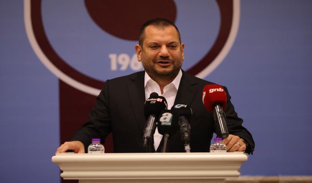 Trabzonspor Başkanı Ertuğrul Doğan, amatör kulüplere malzeme yardım törenine katıldı