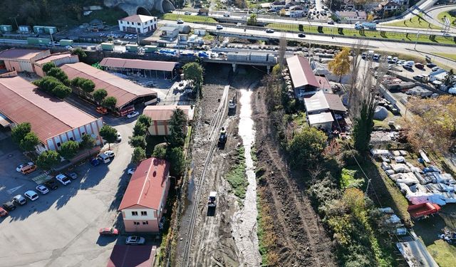 Derecik vadisinin kanalizasyon sorunu çözülüyor
