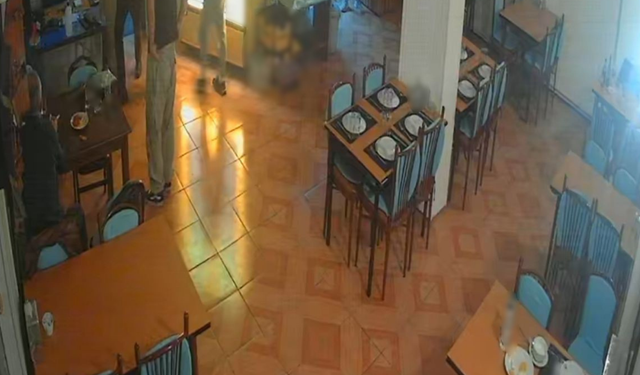 Trabzon’da restorandaki silahlı saldırının görüntüleri ortaya çıktı
