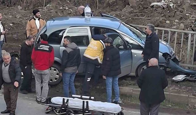 Direksiyon başında kalp krizi geçirip kaza yapan sürücü öldü