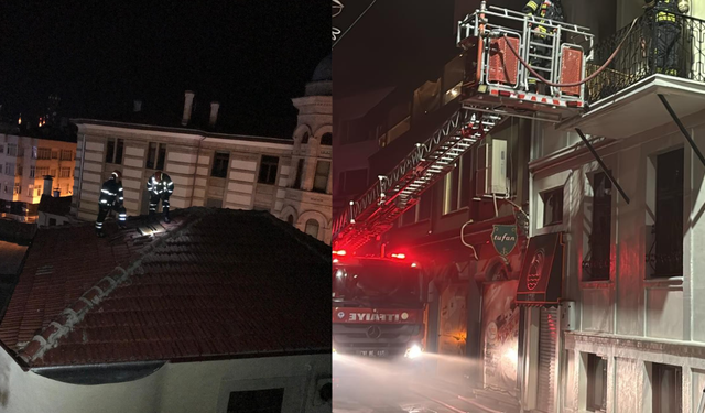 İtfaiyenin zamanında müdahalesi faciayı önledi