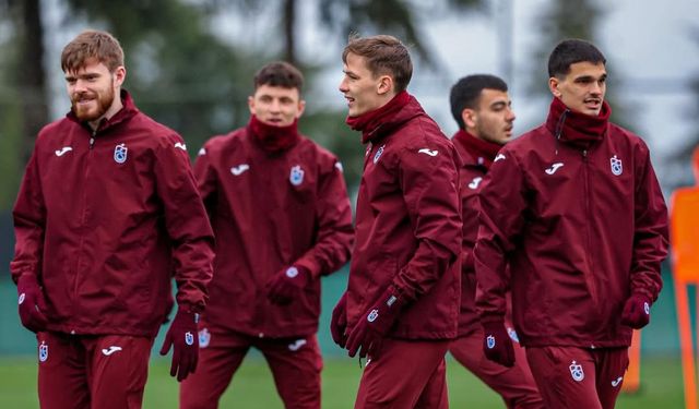 Trabzonspor, Kocaelispor maçı hazırlıklarını sürdürüyor
