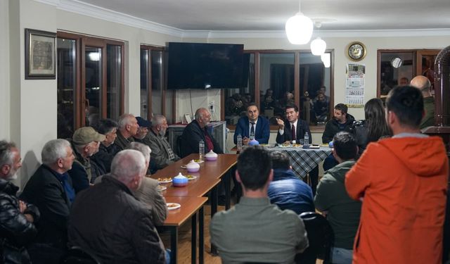 Başkan Kaya,Özkaymaklı'da vatandaşlarla bir araya geldi