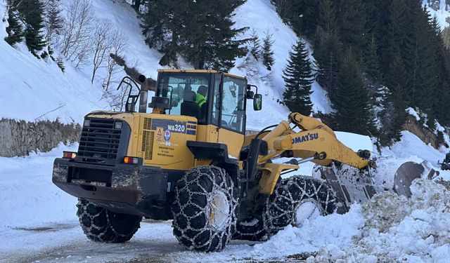 Büyükşehir ekipleri karla mücadeleyi sürdürüyor