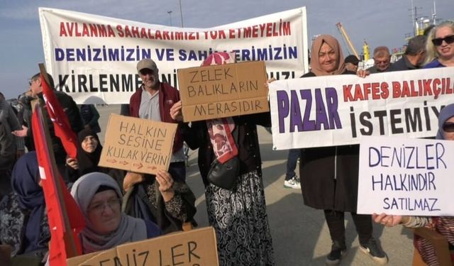 Kafes balıkçılığına büyük tepki var