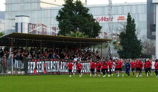 Karadeniz derbisi öncesi Samsunspor'a taraftar desteği
