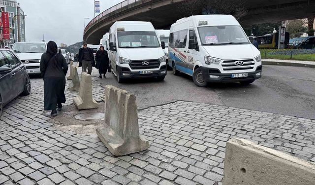 Trabzon'da şehir içi ulaşımda durak gerginliği