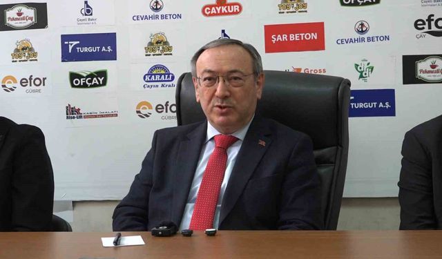 Yusuf Ziya Alim: '2025 yılında 160 bin ton kuru çay olarak üretim yapıldı'