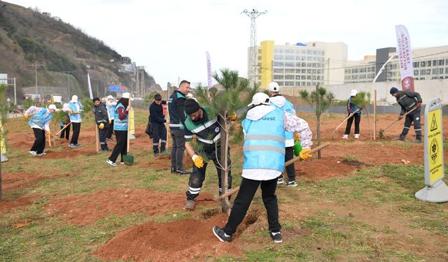 Fidanlar maraton anısına  toprakla buluştu