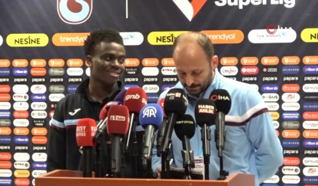 Oulai: 'Trabzonspor'un başarısına ve maç kazanmasına odaklanmış durumdayım'