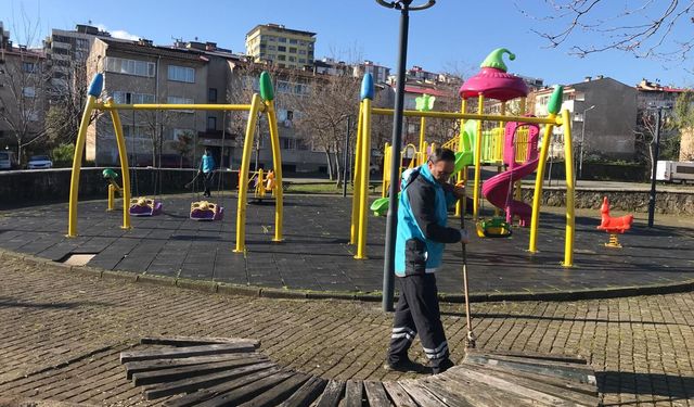 Ortahisar Belediyesi'nden park ve bahçelere bahar dokunuşu