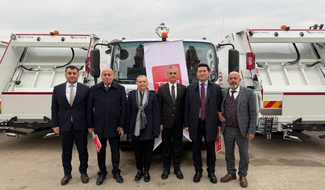 TBB,Ortahisar Belediyesi'ne iş makinası hibe etti