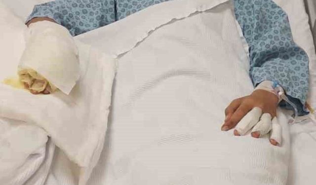 Ateşe benzin döktü, facianın eşiğinden döndü