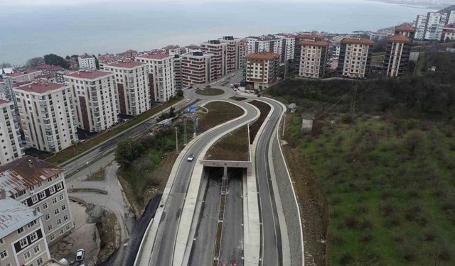 Pulathane Bulvarı'nda yol yapım çalışmaları sürüyor