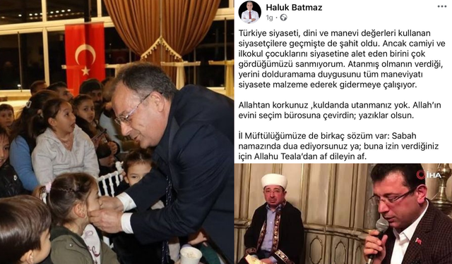 Hisoğlu’ndan Haluk Batmaz’a sert tepki: “Dün siyaset diyordunuz, bugün aynısını kendiniz yapıyorsunuz”