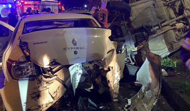 Trabzon’da korkutan kaza