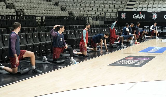 Trabzonspor Basketbol Takımı, Beşiktaş GAİN maçı hazırlıklarını tamamladı