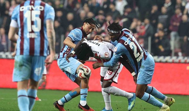 Ziraat Türkiye Kupası: Samsunspor: 0 - Trabzonspor: 0 (Maç sonucu) Penaltılarda Trabzonspor yarı finale adını yazdırdı