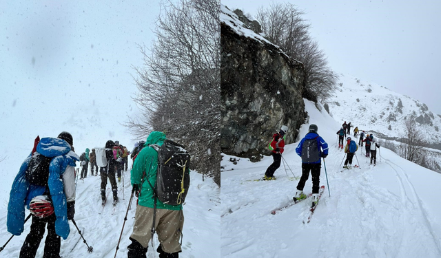 Trabzon'da Dağ Kayağı Eğitimi ilk kez düzenlendi