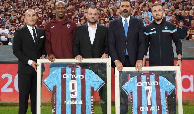 Trabzonspor'da Nwakaeme ve Edin Visca veda etti