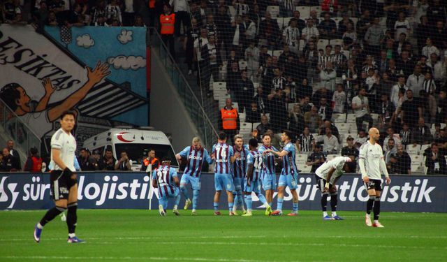 Trendyol Süper Lig: Beşiktaş: 1 - Trabzonspor: 2 (Maç sonucu)