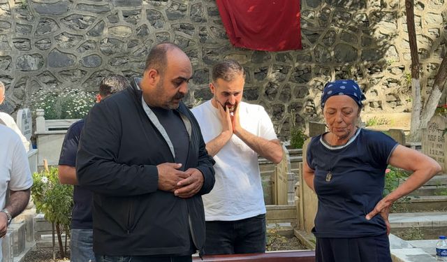 Narin Güran'ın babası ve ağabeyi Mattia Ahmet Minguzzi'nin kabrini ziyaret etti