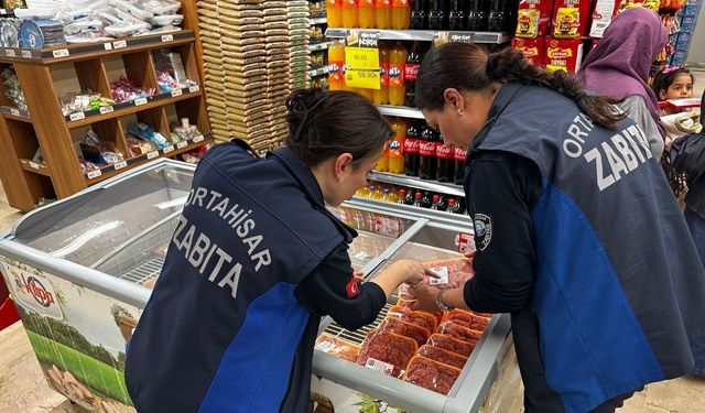 Ortahisar Belediyesi zabıta ekiplerinden bayram öncesi yoğun denetim
