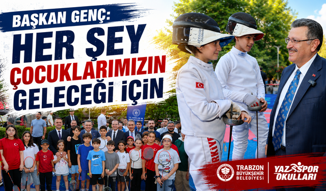 Trabzon'da ücretsiz yaz spor okulları kapılarını açtı