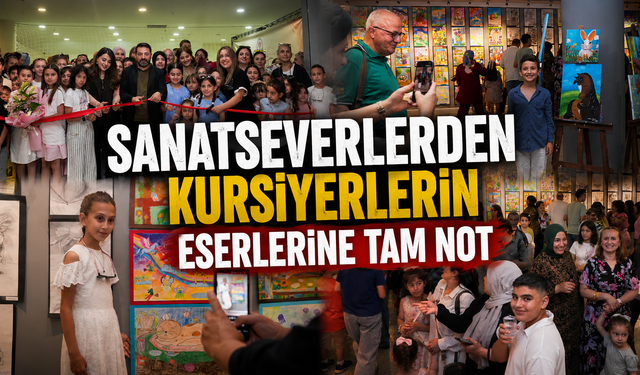 Fırçalar konuştu, yetenekler göz kamaştırdı