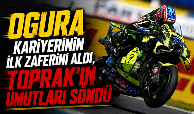 Toprak'a büyük şok! Assen'de yarış yarıda kaldı