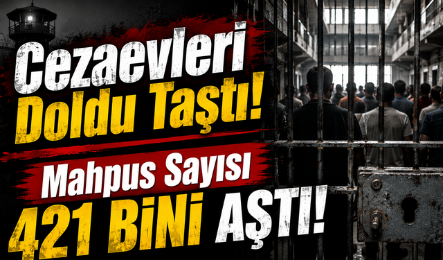 Mahpus sayısı rekor kırdı! Cezaevlerinde yer kalmıyor mu?