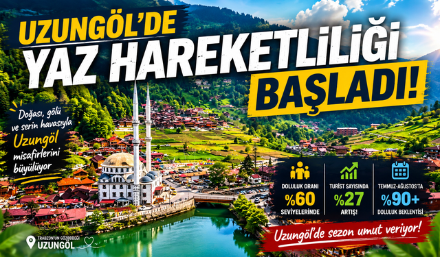 Uzungöl yaza hızlı girdi