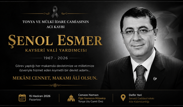 Tonya'nın değerli ismi Şenol Esmer hayatını kaybetti