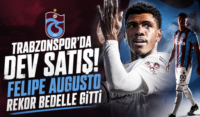 Trabzonspor'dan resmi açıklama! Felipe Augusto Zenit'e transfer oldu