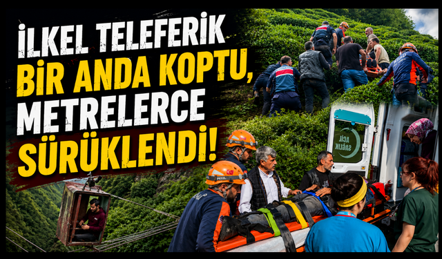 İlkel teleferik can aldırıyordu! Kulübeyle birlikte sürüklendi