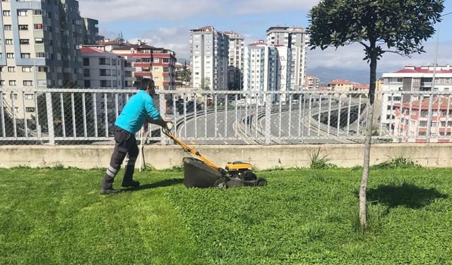Park ve yeşil alanlar yaz mevsimine hazır