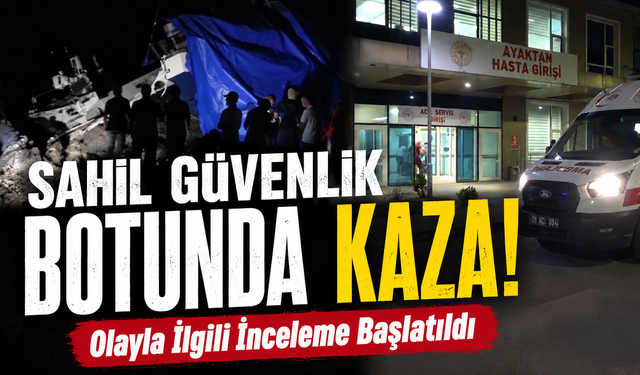 Giresun sahilinde kaza! Sahil güvenlik botu kayalıklara çarptı
