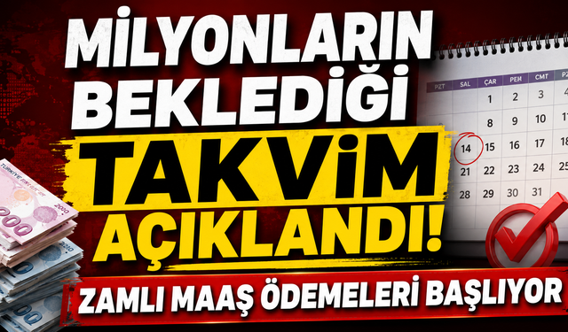 Zamlı maaşlar için tarihler netleşti! Kim,ne zaman maaş alacak?
