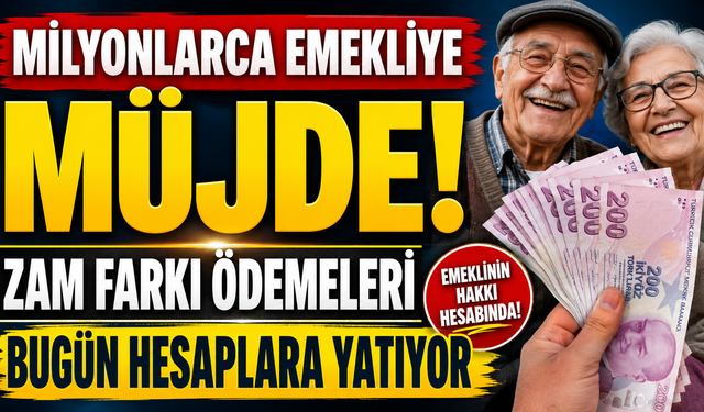 14,5 milyar liralık dev ödeme! SGK emekli zam farklarını hesaplara aktarıyor